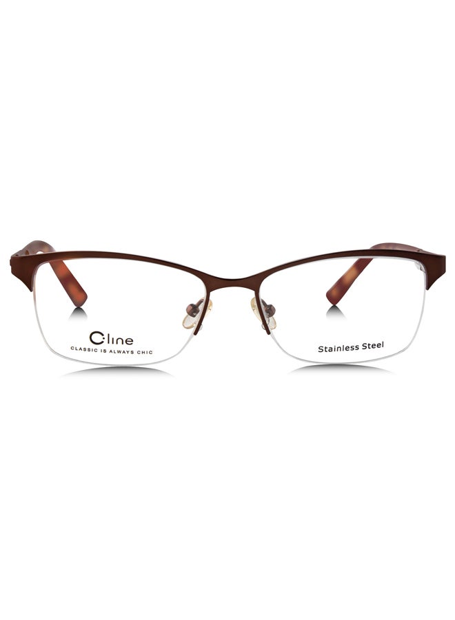 C-Line Cline  Square ( Made in Italy ) Womens Optical Frames  Half Rim - Image 1