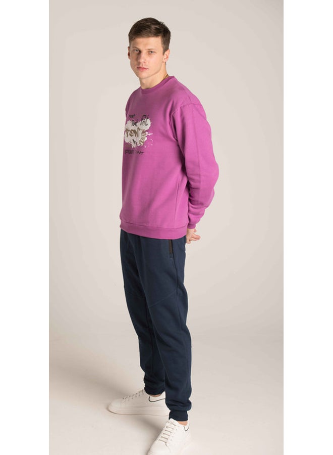 Marco Bergamo ELASTIC WAIST PLAIN SWEATPANTS - Image 1