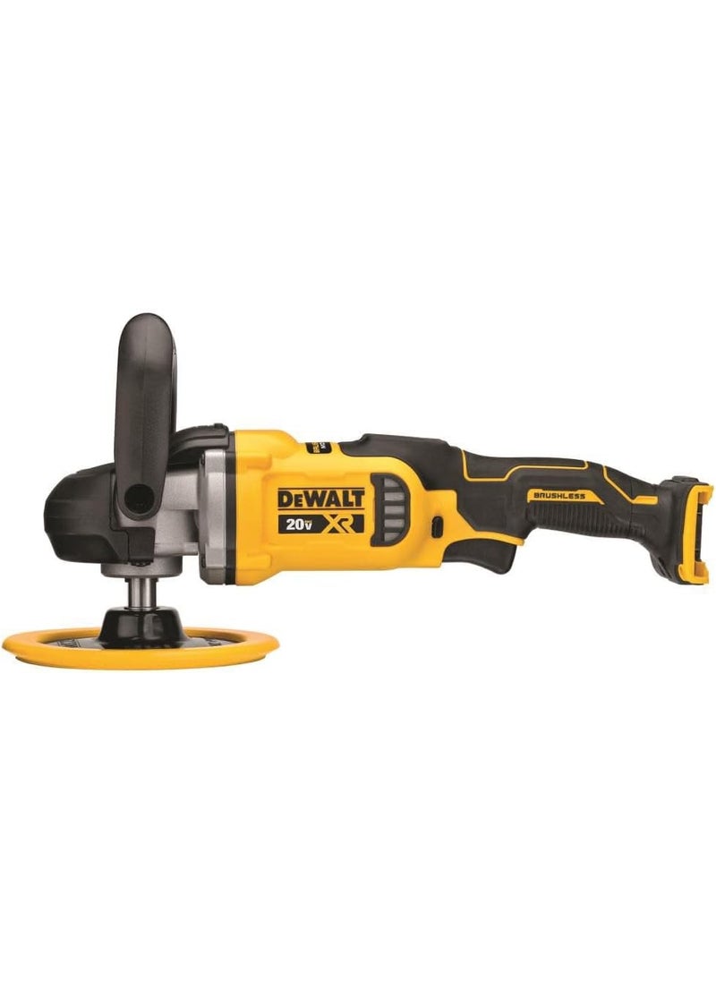 DEWALT DEWALT 20V MAX XR Cordless Polisher Rotary Variable Speed 7Inch 180 mm Tool Only DCM849B  - Image 2