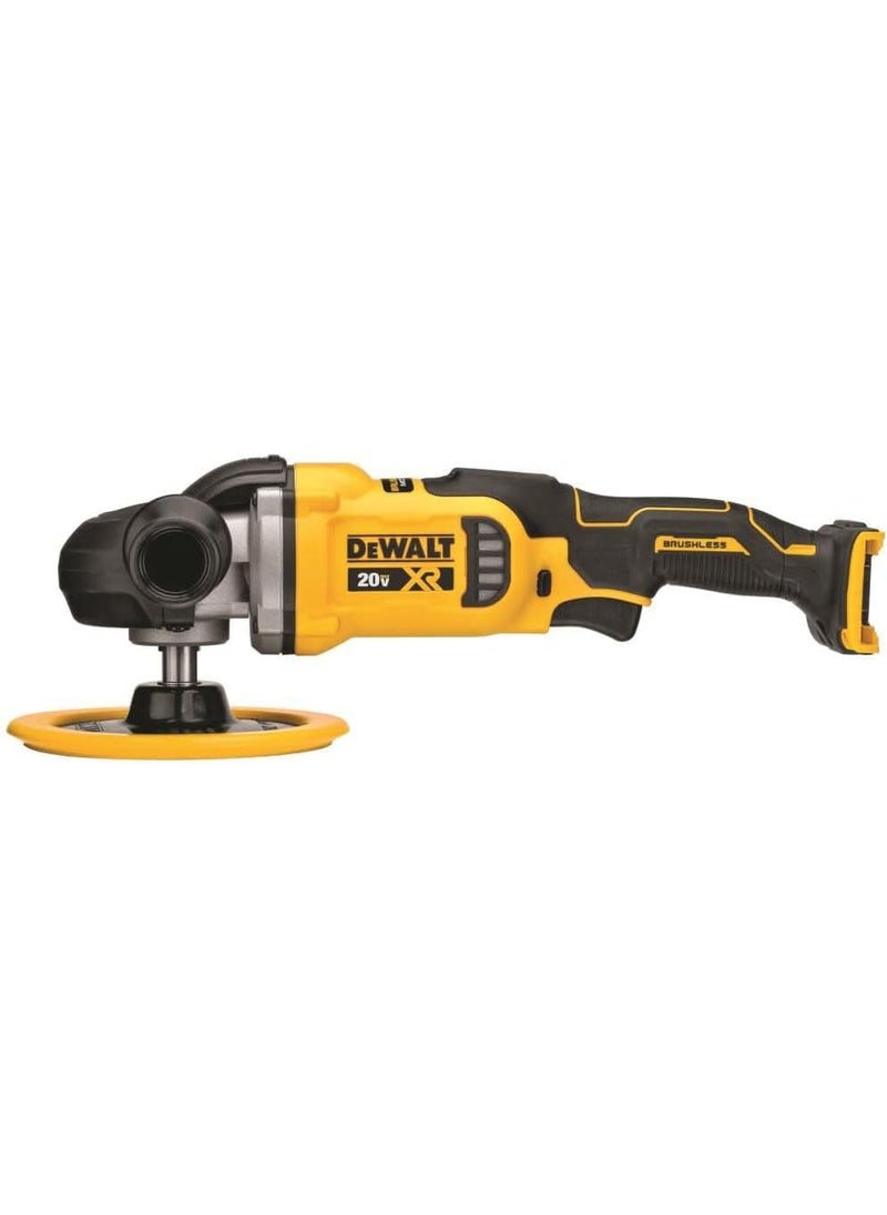 DEWALT DEWALT 20V MAX XR Cordless Polisher Rotary Variable Speed 7Inch 180 mm Tool Only DCM849B  - Image 1
