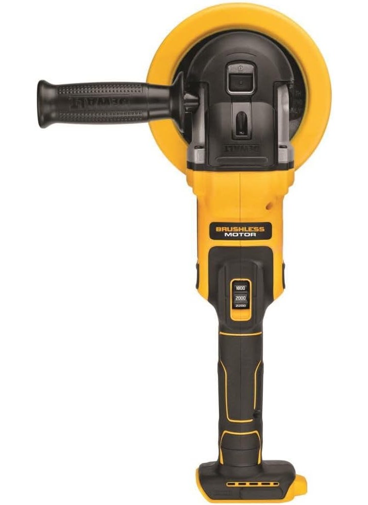DEWALT DEWALT 20V MAX XR Cordless Polisher Rotary Variable Speed 7Inch 180 mm Tool Only DCM849B  - Image 5