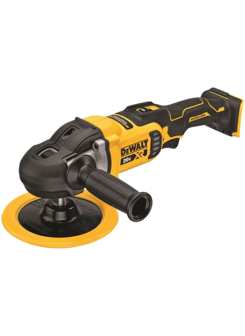 DEWALT DEWALT 20V MAX XR Cordless Polisher Rotary Variable Speed 7Inch 180 mm Tool Only DCM849B  - Image 3