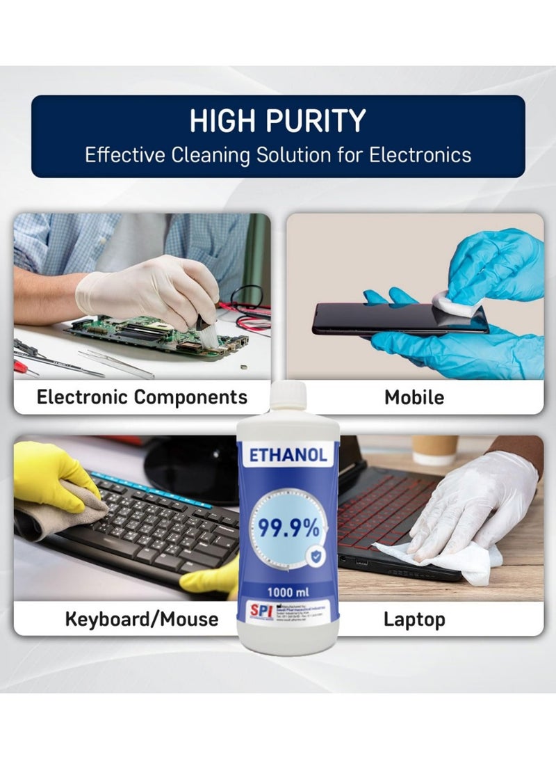 إس بي أي محلول إيثانول 99.9% معقم طبي نقي لتطهير الأسطح والأدوات فعال ضد الجراثيم والفيروسات من إس بي آي ( 5 لتر ) - Image 4