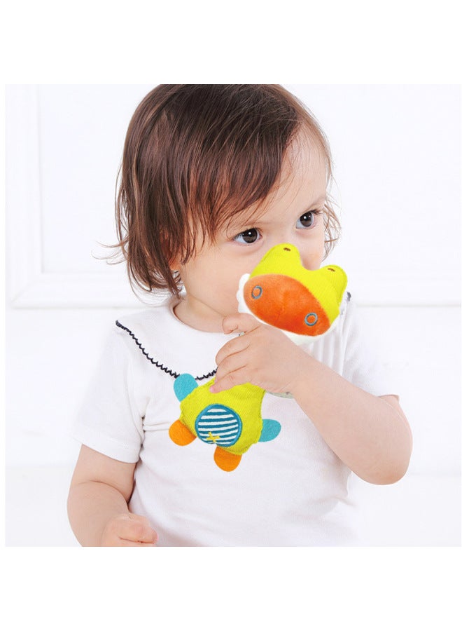 Baby Soothing Gum Bb Stick Early Education Toy Plush Giraffe Muppet Hanging Bed Wind Bell Educational Toy - Image 4