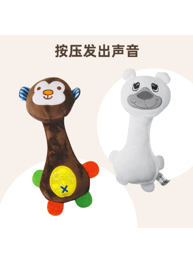 Baby Soothing Gum Bb Stick Early Education Toy Plush Giraffe Muppet Hanging Bed Wind Bell Educational Toy - Image 3