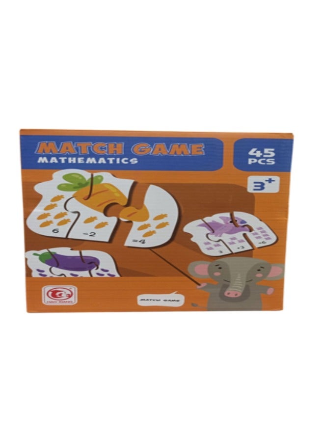 PUZZLES  Match Game - Mathematics 45PCS