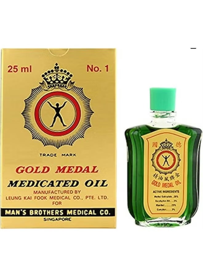GOLD MEDAL MEDICATED OIL 25ML