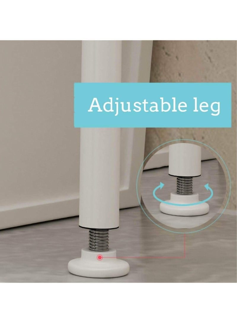 ELTRAZONE Metal Toilet Cabinet Shelving Kitchen Bathroom Space Saver Shelf Organizer Holder New - Image 5