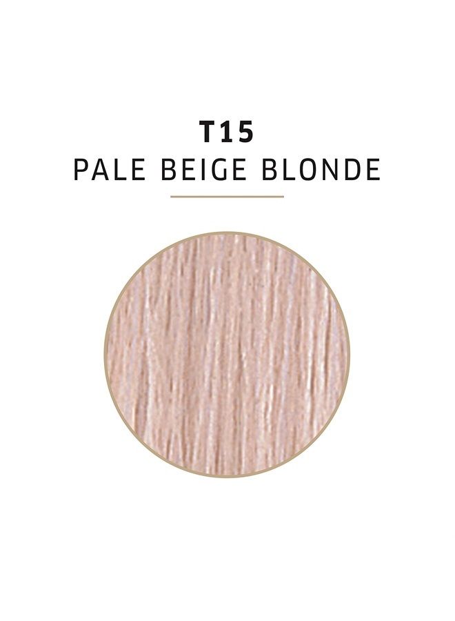 WELLA Color Charm WELLA colorcharm Hair Toner, Neutralize Brass With Liquifuse Technology, T15 Pale Beige Blonde, 1.4 oz - Image 2