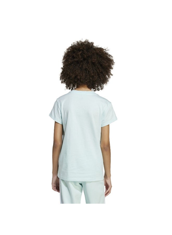 Adidas Jg Bl Tee 160 Green Training T-Shirts For Junior 7-8Y - Image 3