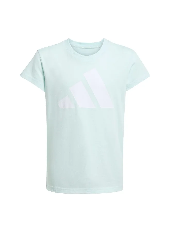 Adidas Jg Bl Tee 160 Green Training T-Shirts For Junior 7-8Y