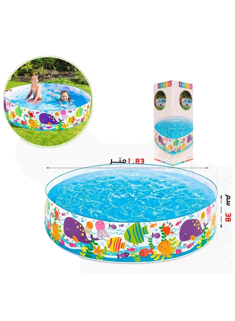 Intex Snapset Paddling Pool 183 x 38cm - Image 2