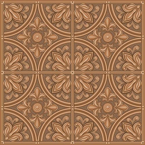 RoomMates TIL4873FLT StickTiles Copper Tin Peel and Stick Tile Backsplash - Image 1