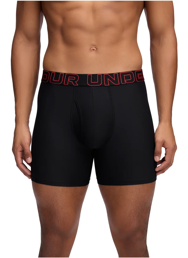 اندر ارمور 3 Pack 6" Performance Boxer Breif