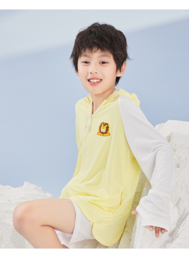 VVC جاكيت حماية من الشمس للأطفال - واقي من الأشعة فوق البنفسجية، تنفس ومناسب للبشرة، قميص غير رسمي - Image 1