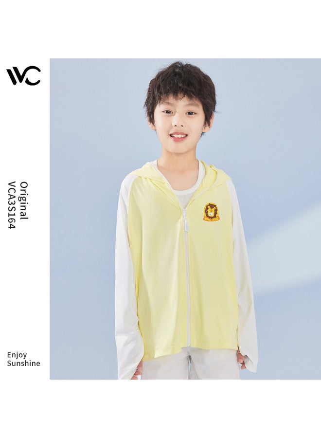 VVC جاكيت حماية من الشمس للأطفال - واقي من الأشعة فوق البنفسجية، تنفس ومناسب للبشرة، قميص غير رسمي - Image 2