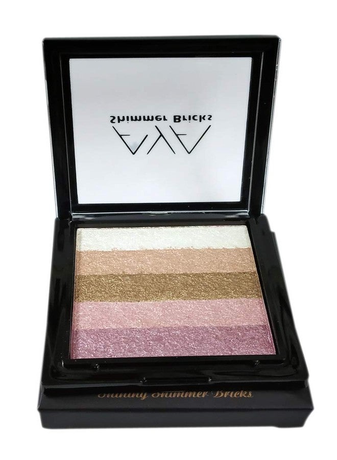 AYA Shimmer Brick Highlighter, Powder Highlighter and Bronzer, Shade 02, Easy-to-Blend Formula - Image 4