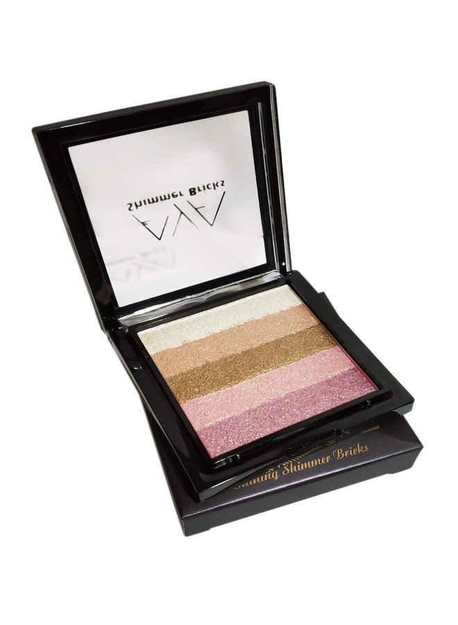 AYA Shimmer Brick Highlighter, Powder Highlighter and Bronzer, Shade 02, Easy-to-Blend Formula - Image 1