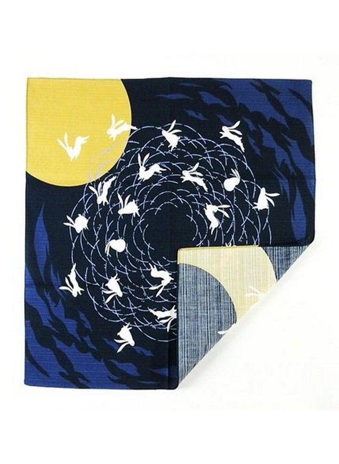Maeda-senkou Furoshiki Japanese Wrapping Cloth (Moon Dancing Rabbit)  - Image 2