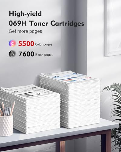 DMGE 069H Toner Cartridges Set Mf753cdw - High Yield Replacement for Canon 069 Toner Cartridge Set, Works for Canon Color ImageCLASS Mf753cdw MF751Cdw MF752Cdw LBP674Cdw MF752Cdw MF756Cx LBP673Cdw (4 Pack) - Image 3