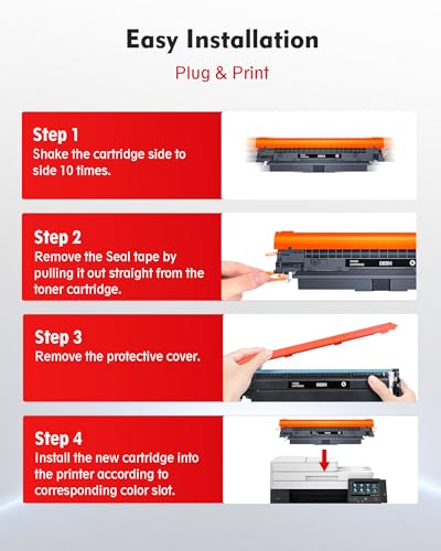 DMGE 069H Toner Cartridges Set Mf753cdw - High Yield Replacement for Canon 069 Toner Cartridge Set, Works for Canon Color ImageCLASS Mf753cdw MF751Cdw MF752Cdw LBP674Cdw MF752Cdw MF756Cx LBP673Cdw (4 Pack) - Image 5