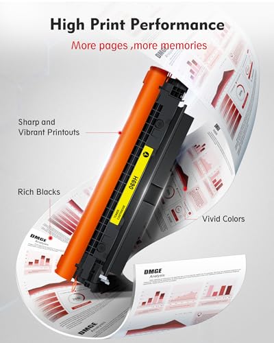 DMGE 069H Toner Cartridges Set Mf753cdw - High Yield Replacement for Canon 069 Toner Cartridge Set, Works for Canon Color ImageCLASS Mf753cdw MF751Cdw MF752Cdw LBP674Cdw MF752Cdw MF756Cx LBP673Cdw (4 Pack) - Image 4
