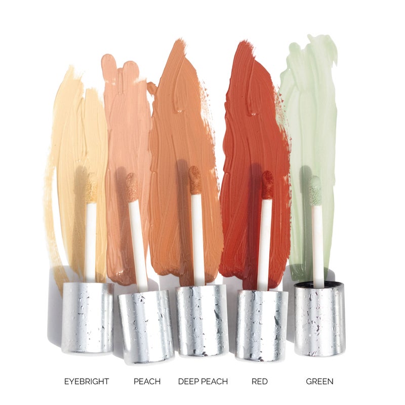 Fitglow Beauty Correct+ | Full Coverage Color Corrector for Dark Circles, Redness & Blemishes | Vegan & Skin-Nourishing with Caffeine, Resveratrol | Non-Creasing, Natural Finish | Eyebright - 6g - Image 3
