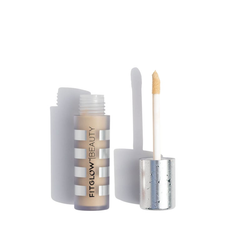 Fitglow Beauty Correct+ | Full Coverage Color Corrector for Dark Circles, Redness & Blemishes | Vegan & Skin-Nourishing with Caffeine, Resveratrol | Non-Creasing, Natural Finish | Eyebright - 6g - Image 1
