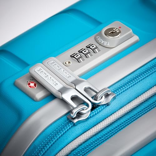 Samsonite Freeform Hardside Carry-On Luggage with Spinner Wheels - Hardshell Suitcase - TSA, Airline-Approved - Expandable Hard Shell, Smooth Rolling Wheels for Lightweight Travel - Ocean Blue - Image 4