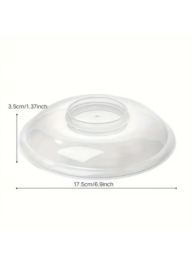 Small Microwave Safe Plastic Food Covers Heat Retention Lids For Bowls And Plates - Image 3