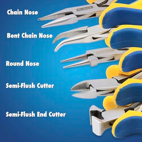 Beadalon Ergo Chain Nose Pliers – Needle Nose Pliers for Jewelry Making, 5.25 in - Image 2