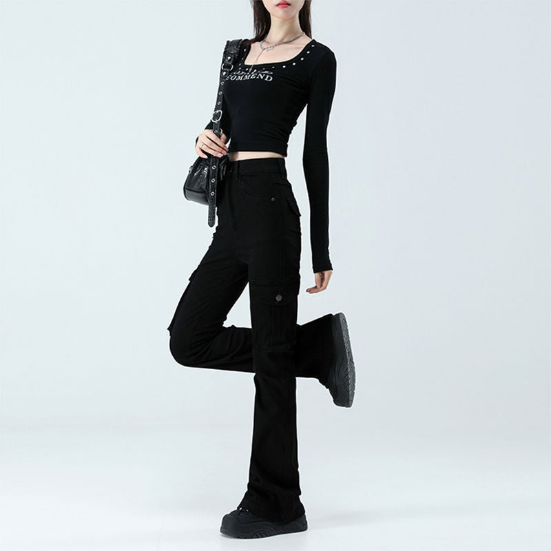 Unisex Casual Daily Denim Jeans - Image 1