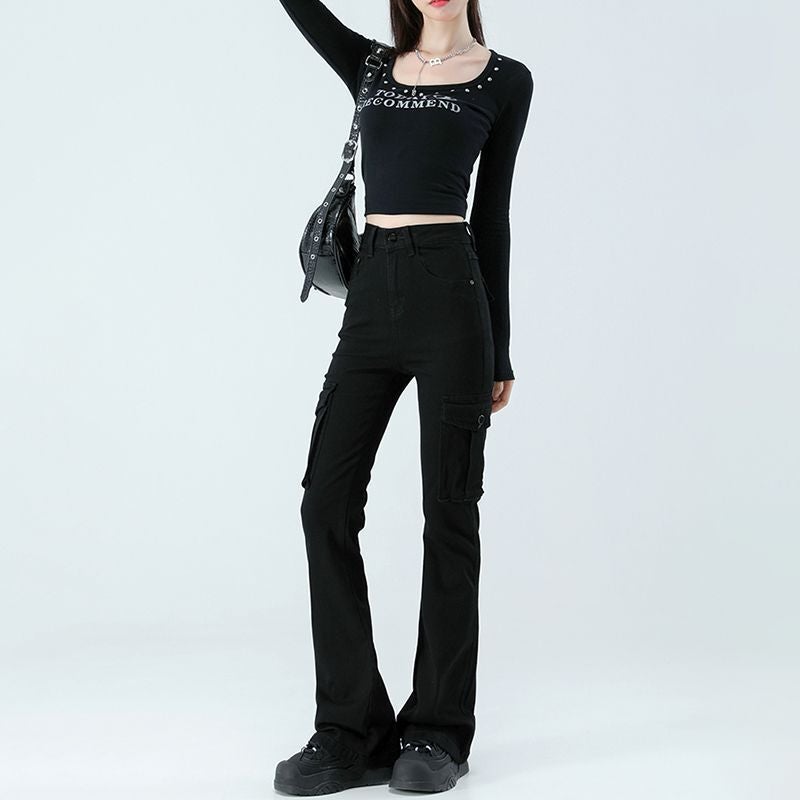 Unisex Casual Daily Denim Jeans - Image 4