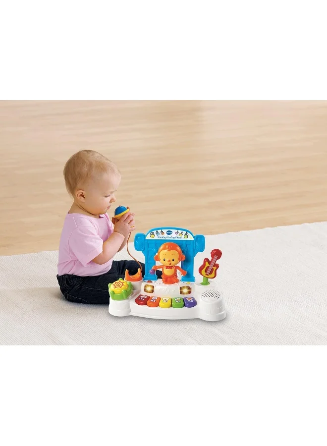 vtech Dancing Monkey Piano | Interactive Toy For Kids, Musical Keys To Learn About Colors & Animals | Mic And Lights For Visual Awareness | Language Skills - Multicolor 28x35x13.3cm
