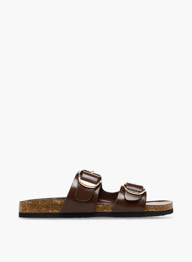 سيليست Women Buckle Detail Slide Sandals