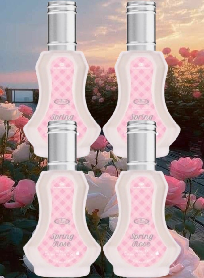 Alrehab 4 Pieces Spring Rose Alrehab EDP 35ML - Image 1