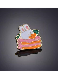 Rabbit Brooch And Carrot Cake