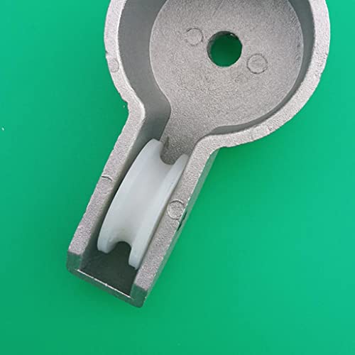 CALANDIS Cast Aluminum External Halyard Stationary Single Pulley Flagpole Truck - Image 1