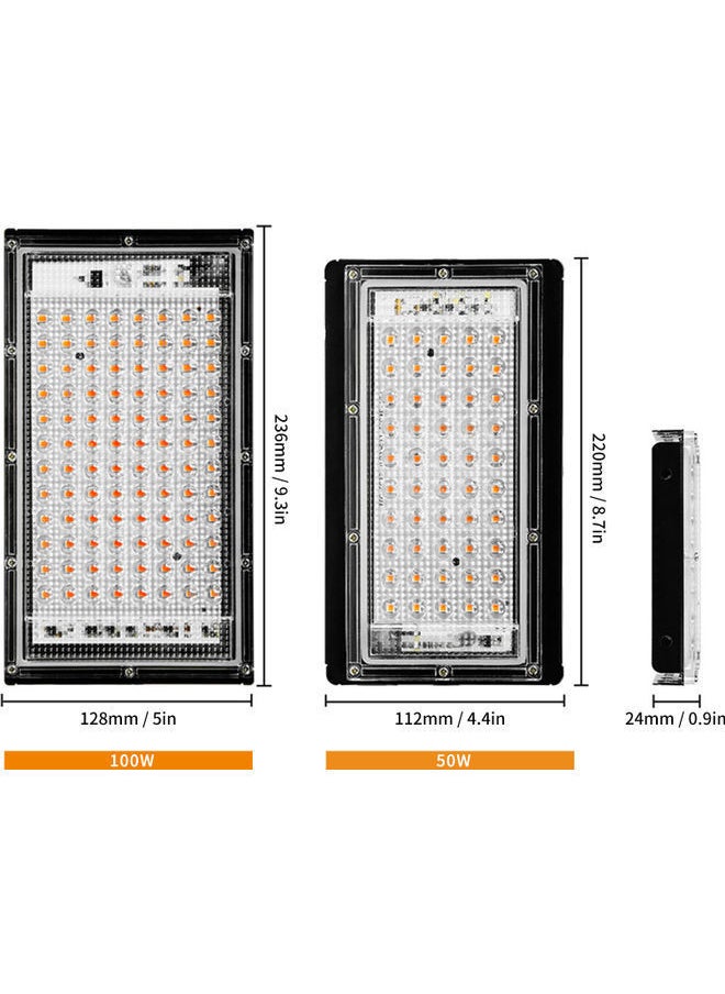 NIBEMINENT 96 LEDs Indoor Plant Fill Light Black 24.20x3.50x0.33cm  - Image 4
