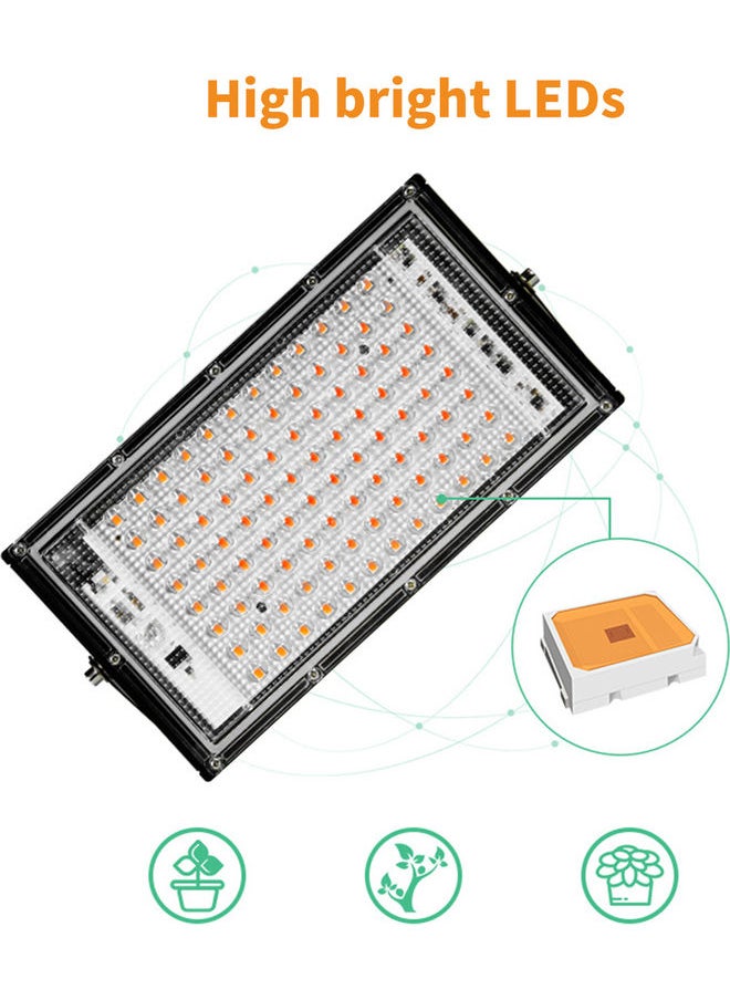 NIBEMINENT 96 LEDs Indoor Plant Fill Light Black 24.20x3.50x0.33cm  - Image 2