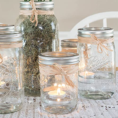 Stonebriar Unscented Long Burning White Tealight Candles, Bulk Pack, 6-7 Hour Burn Time, Smokeless Tealights for Parties, Weddings, Home, 50 Count - Image 2