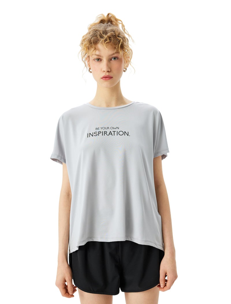 KOTON Womens Sports T-Shirt Modern