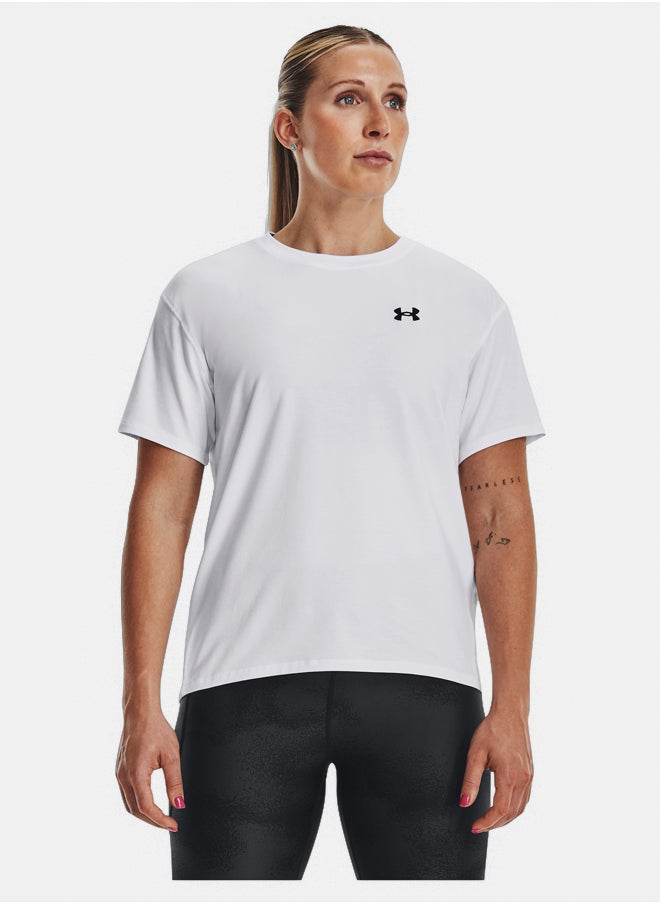 UNDER ARMOUR - Esential Cotton Stretch T-shirt - Image 1