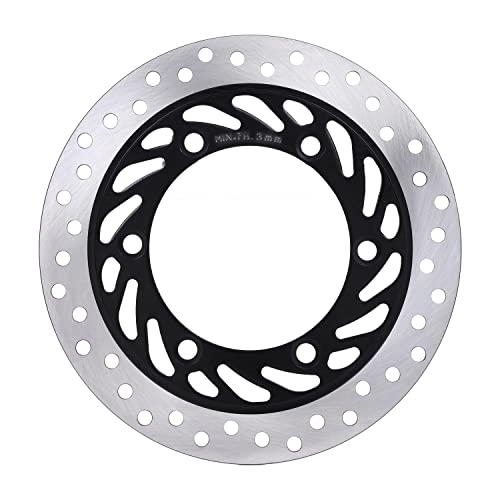 Haran Front Brake Disc Plate Compatible For Honda Unicorn (Black)/Shine/Shine New/Shine SP/Dazzler & Hero Super Splendor/Glamour/Hunk/CBZ Xtreme/Achiver/Passion Pro/Passion X Pro/Xpulse 200T - Image 1
