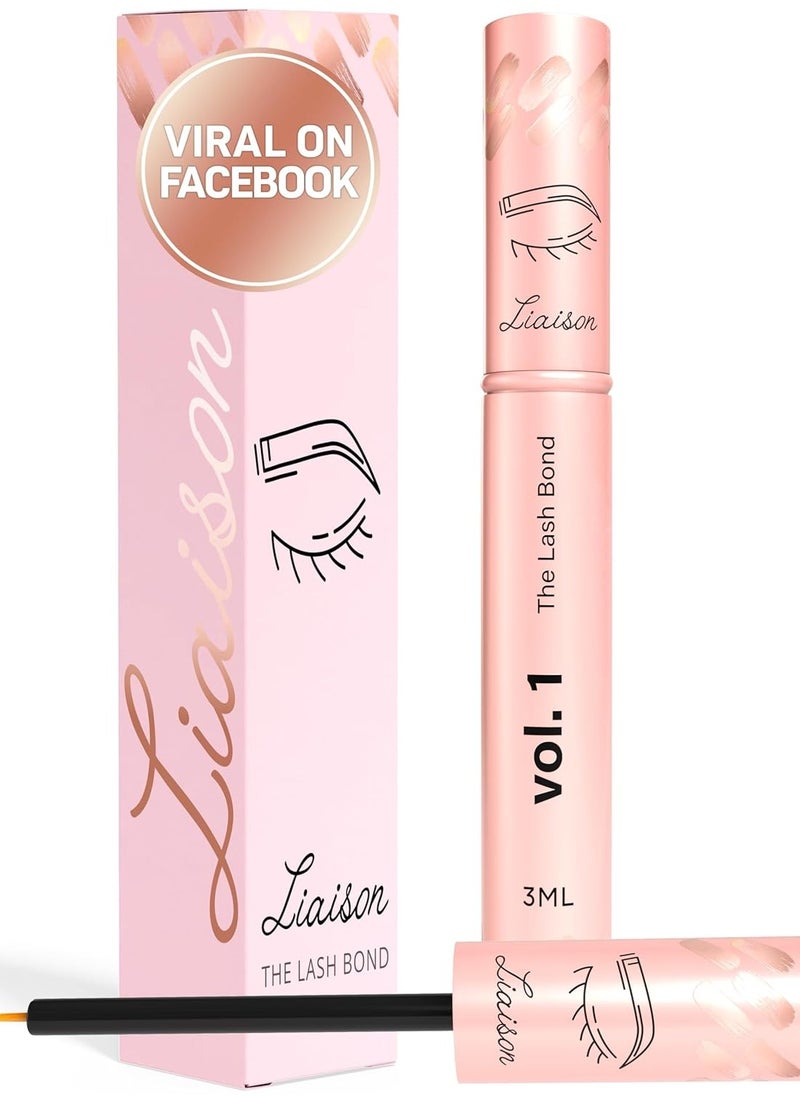 Liaison - Eyelash Growth Serum (3ml) Premium Eyelash Boosting Serum for Thickness, Stronger, Healthier Lashes - Enhancer - Suero para Pestañas Crecimiento - 2 Month Supply - Image 1