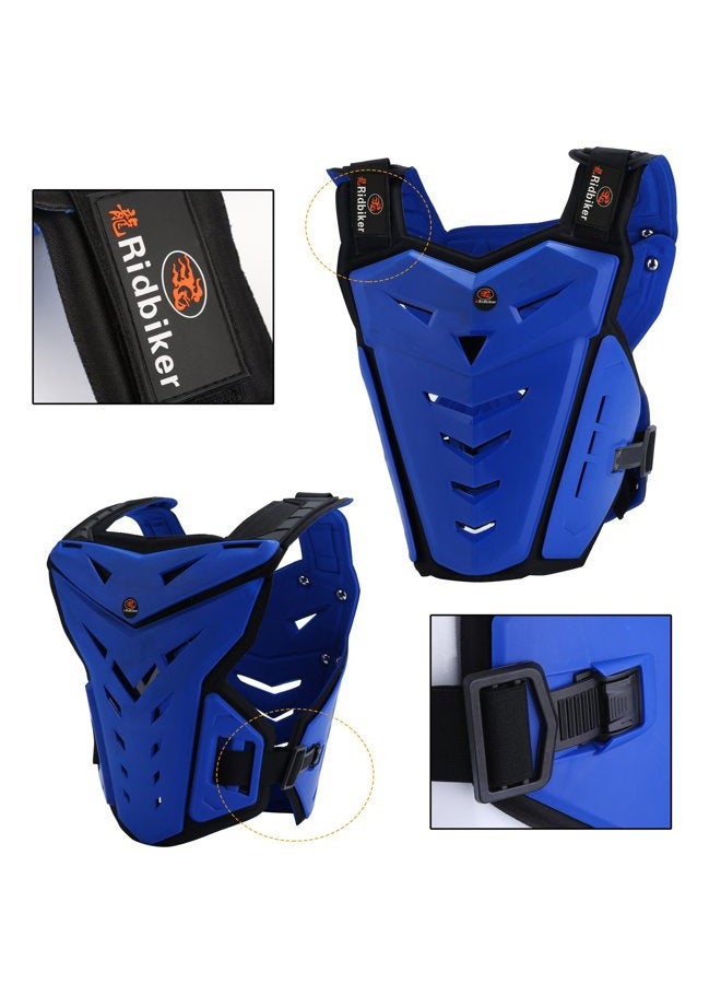 RIDBIKER Motorcycle Body Armor Vest Dirt Bike Gear, Chest Protector Motocross Gear Motorcycle Chest Back Protector for Men Mountain Bike Protective Gear MTB Racing Off-Road - Image 3