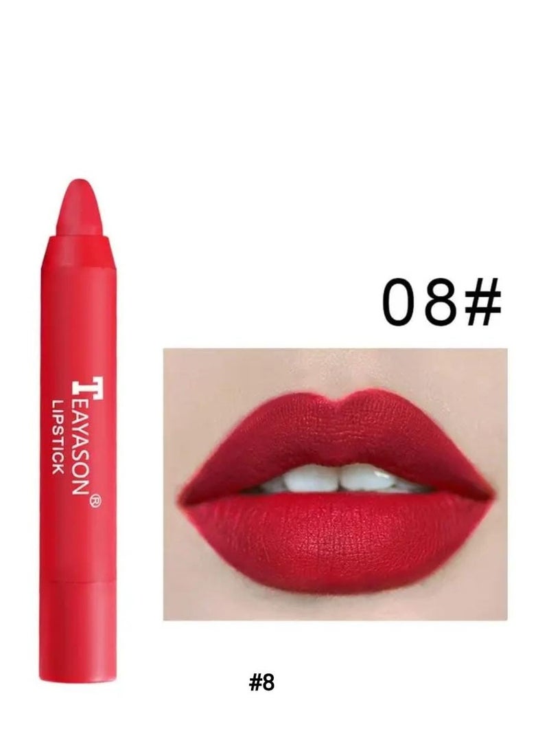 TEAYASON Lipstick Waterproof - Lipstick Pencil No.8 