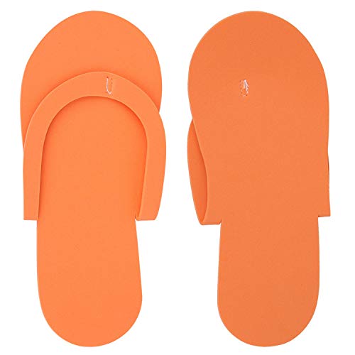 Tbestmax 24 Pair Disposable Flip Flops, Random Color Foam Slippers for Foot Spa Pedicures in Kid Party with 24 Pair Toe Separators Bulk - Image 5