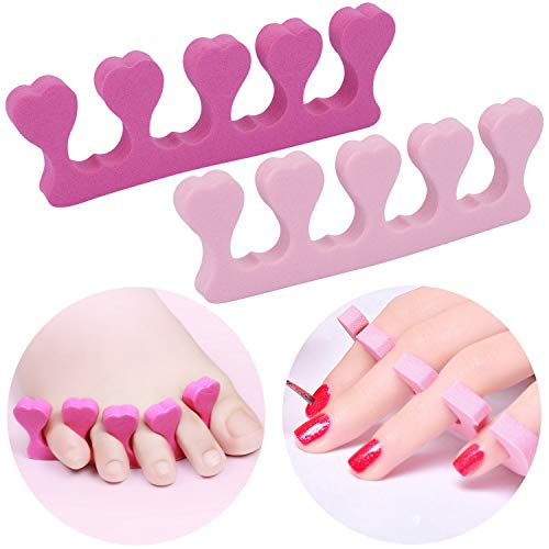 Tbestmax 24 Pair Disposable Flip Flops, Random Color Foam Slippers for Foot Spa Pedicures in Kid Party with 24 Pair Toe Separators Bulk - Image 4