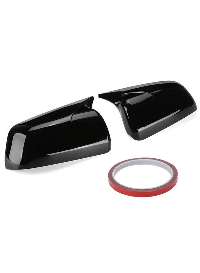 Mitsubishi Lancer EX 2008 2012 Rearview Mirror Cover Glossy Black - Image 5